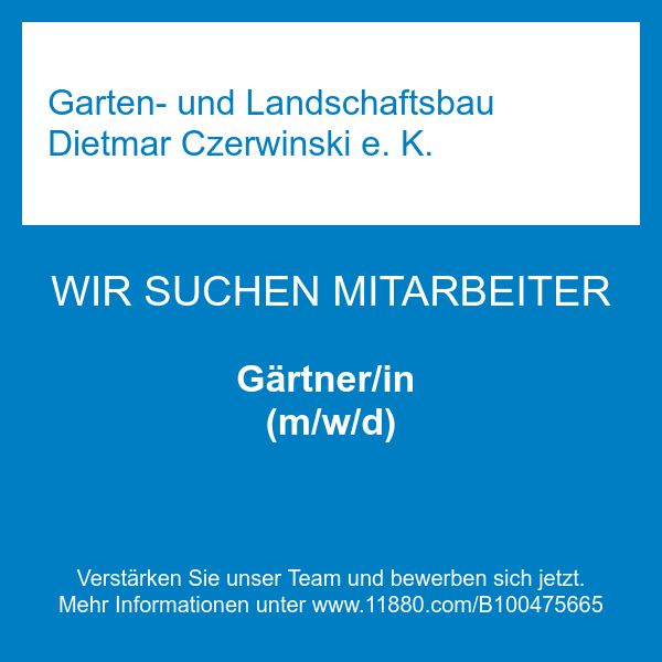 Garten- und Landschaftsbau Dietmar Czerwinski e. K …