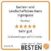 Garten- und Landschaftsbau Hans Ingenpass - werkenntdenBESTEN.de Qualitätssiegel