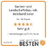 Garten- und Landschaftsbau Inh. Reinhard Soler - werkenntdenBESTEN.de Qualitätssiegel