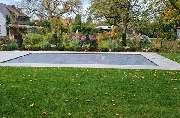 Gartengestaltung - Gartenbau Wimmer GmbH in München - Seitenansicht Pool inkl Pflanzen | Gartenbau Wimmer GmbH in München