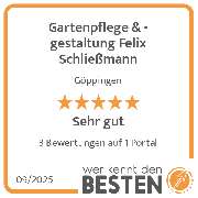 Gartenpflege & -gestaltung Felix Schließmann - werkenntdenBESTEN.de Qualitätssiegel