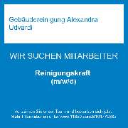 Gebäudereinigung Alexandra Udvardi - Reinigungskraft (m/w/d)