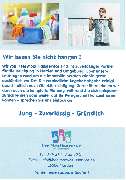 Gebäudereinigung - Flyer von Hinten