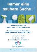 Gebäudereinigung - Flyer von Vorne