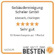 Gebäudereinigung Scheler GmbH - werkenntdenBESTEN.de Qualitätssiegel
