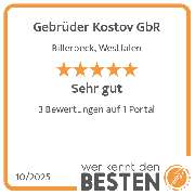Gebrüder Kostov GbR - werkenntdenBESTEN.de Qualitätssiegel