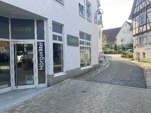 GEERS Hörgeräte - Außenaufnahme von GEERS