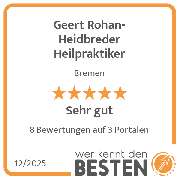 Geert Rohan-Heidbreder Heilpraktiker - werkenntdenBESTEN.de Qualitätssiegel