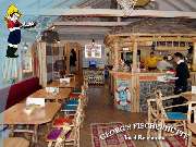 Georg's Fischerhütte Fischrestaurant - Georg's Fischerhütte, Reichenau, Fischrestaurant, Terrasse, Seeblick, Restaurant, Gaststätte, frischer Fisch, Fangfrisch, Bodenseefisch, Fisch essen gehen, Abendessen, Mittagstisch