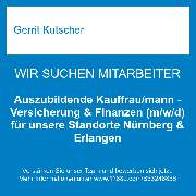 Gerrit Kutscher - Auszubildende Kauffrau/mann - Versicherung & Finanzen (m/w/d)  für unsere Standorte Nürnberg & Erlangen