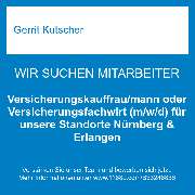 Gerrit Kutscher - Versicherungskauffrau/mann oder Versicherungsfachwirt (m/w/d) für unsere Standorte Nürnberg & Erlangen