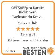 GETSAFEpro Karate Kickboxen Taekwondo Krav Maga Mainz - werkenntdenBESTEN.de Qualitätssiegel