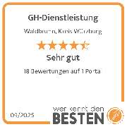 GH-Dienstleistung - werkenntdenBESTEN.de Qualitätssiegel
