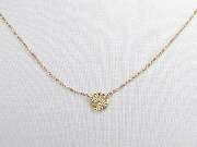 Gisela Nicolaysen Goldschmiede-Meisterin - Kette mit ausgefasstem Mittelplättchen