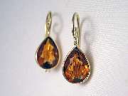 Gisela Nicolaysen Goldschmiede-Meisterin - Ohrhänger mit Citrin-Tropfen