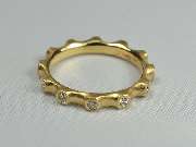 Gisela Nicolaysen Goldschmiede-Meisterin - Ring in Gelbgold mit Brillanten