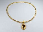 Gisela Nicolaysen Goldschmiede-Meisterin - Strickkette mit Anhänger