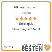GK Formenbau - werkenntdenBESTEN.de Qualitätssiegel