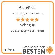 GlanzPlus - werkenntdenBESTEN.de Qualitätssiegel