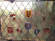 Glas Mendel Glaserei und Glasbau Markus Mendel - Bleiverglasung mit Wappen in Isolierglas eingebettet