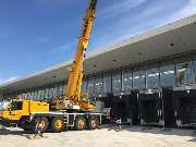 Glas Mendel Glaserei und Glasbau Markus Mendel - Dachverglasung mittels Kran und Sauganlageerneuert bei großem Solarhersteller 