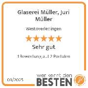 Glaserei Müller, Juri Müller - werkenntdenBESTEN.de Qualitätssiegel