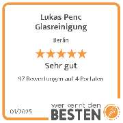 Glasreinigung Lukas Penc - werkenntdenBESTEN.de Qualitätssiegel