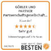 GÖRLER UND PARTNER Partnerschaftsgesellschaft mbB - werkenntdenBESTEN.de Qualitätssiegel