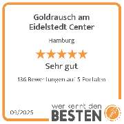 Goldrausch am Eidelstedt Center - werkenntdenBESTEN.de Qualitätssiegel