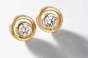 Goldschmiede Edel und Mehr - Ohrschmuck aus 750/000 Gelbgold mit Brillanten