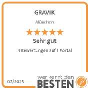 GRAVIK - werkenntdenBESTEN.de Qualitätssiegel