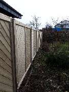 GreenFairway e.K. - Sichtschutzzaun aus Holz nach der Fertigstellung von GreenFairway e.K.