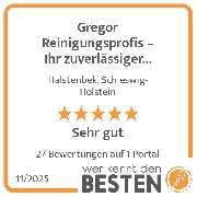 Gregor Reinigungsprofis – Ihr zuverlässiger Reinigungsservice in Pinneberg & Hamburg und Umgebung - werkenntdenBESTEN.de Qualitätssiegel