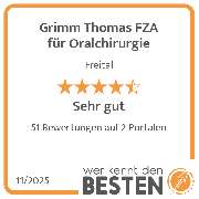 Grimm Thomas FZA für Oralchirurgie - werkenntdenBESTEN.de Qualitätssiegel