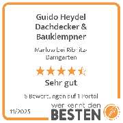 Guido Heydel Dachdecker & Bauklempner - werkenntdenBESTEN.de Qualitätssiegel