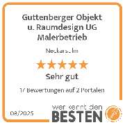 Guttenberger Objekt u. Raumdesign UG Malerbetrieb - werkenntdenBESTEN.de Qualitätssiegel