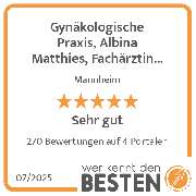 Gynäkologische Praxis, Albina Matthies, Fachärztin für Frauenheilkunde und Geburtshilfe - werkenntdenBESTEN.de Qualitätssiegel