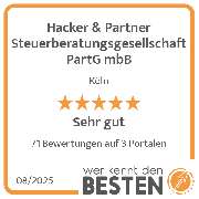 Hacker & Partner Steuerberatungsgesellschaft PartG mbB - werkenntdenBESTEN.de Qualitätssiegel