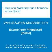 Häusliche Krankenpflege Christiane Letzas GmbH - Examinierte Pflegekraft (m/w/d)