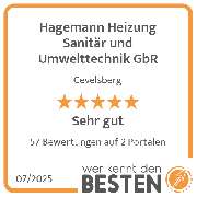 Hagemann Heizung Sanitär und Umwelttechnik GbR - werkenntdenBESTEN.de Qualitätssiegel