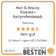 Hair & Beauty friseure • hairprofessionals - werkenntdenBESTEN.de Qualitätssiegel