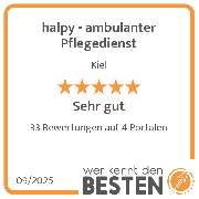 halpy - ambulanter Pflegedienst - werkenntdenBESTEN.de Qualitätssiegel