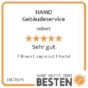 HAMD Gebäudeservice - werkenntdenBESTEN.de Qualitätssiegel