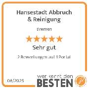 Hansestadt Abbruch & Reinigung - werkenntdenBESTEN.de Qualitätssiegel