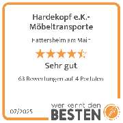 Hardekopf e.K.- Möbeltransporte - werkenntdenBESTEN.de Qualitätssiegel
