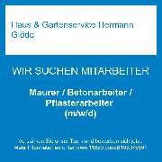 Haus & Gartenservice Hermann Glöde - Maurer / Betonarbeiter / Pflasterarbeiter (m/w/d)