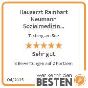 Hausarzt Rainhart Neumann Sozialmedizin    Rainhart Neumann Hausarzt - werkenntdenBESTEN.de Qualitätssiegel