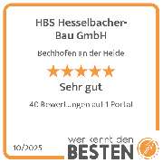 HBS Hesselbacher-Bau GmbH - werkenntdenBESTEN.de Qualitätssiegel