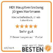 HDI Hauptvertretung Jürgen Hartmann - werkenntdenBESTEN.de Qualitätssiegel