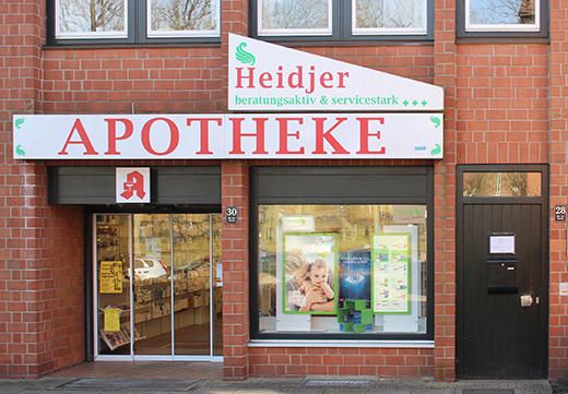 Heidjer-Apotheke - Aussenansicht der Heidjer-Apoth …